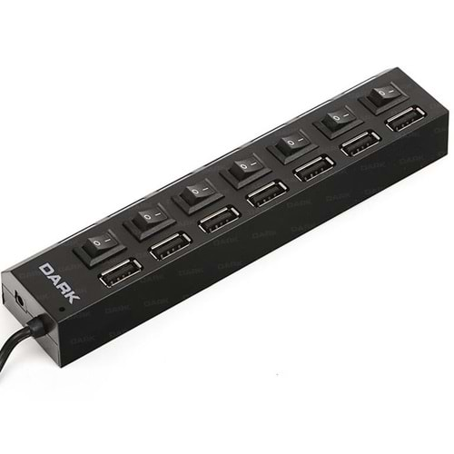 DARK DK-AC-USB272 7 Port Anahtarlı USB Çoklayıcı