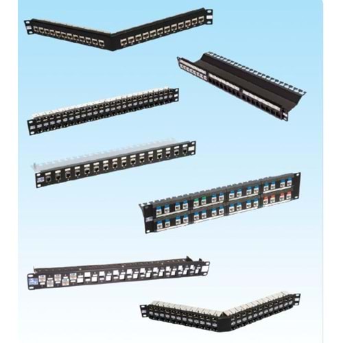 HCS P00-02450-1U 24 Port CAT6 UTP Boş Patch Panel