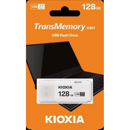 KIOXIA LU301W128GG4 U301 128GB USB 3.2 Beyaz USB Bellek