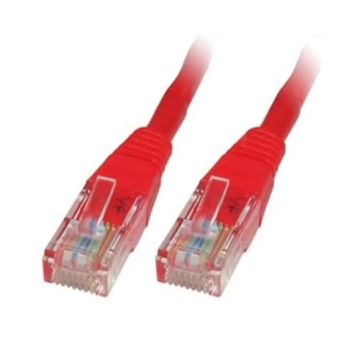 ODS 02R45R45C6UJ1R0.5A CAT6 UTP LSZH BAKIR 0.5 Metre Kırmızı Patch Cord