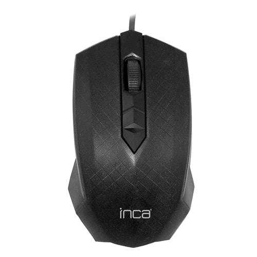 INCA IM-119 USB Kablolu siyah Mouse