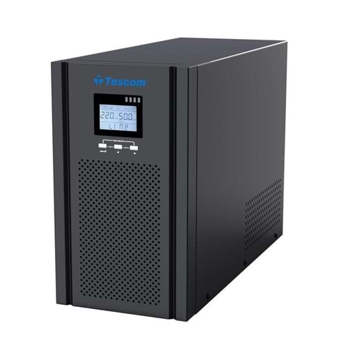 TESCOM TEOS+ Online 2 KVA 5-10 Dk (4x12v 9 AH Akü ) UPS