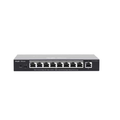 RUIJIE-REYEE RG-ES209GC-P 9 Port 10/100/1000 Yönetilebilir (L2) 8 port poe 120W Switch