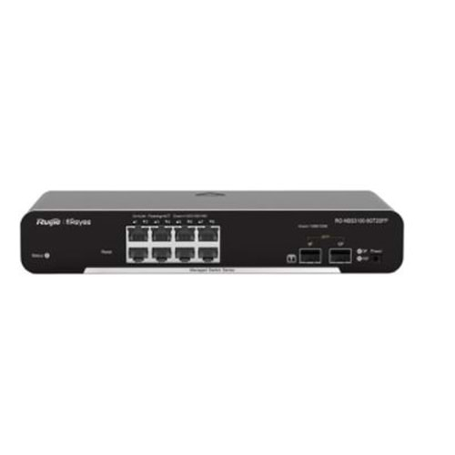 RUIJIE-REYEE RG-NBS3100-8GT2SFP 8 Port 10/100/1000 Yönetilebilir (L2) 2 SFP Switch