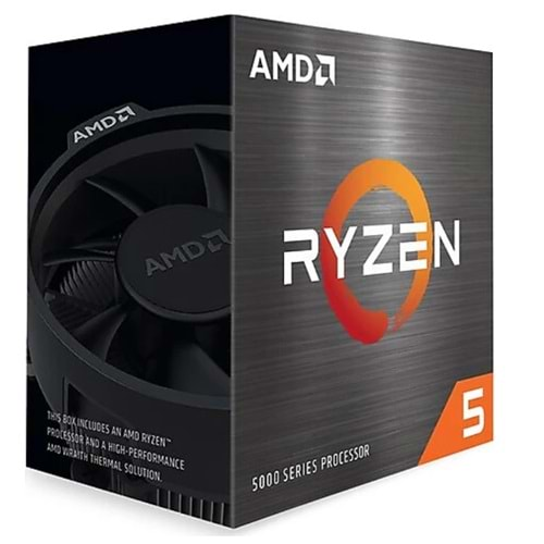 AMD Ryzen 5 5600 (6 Çekirdek) 3.5GHz - 4.4GHz 35mb AM4 İşlemci Box (Fan Dahil)