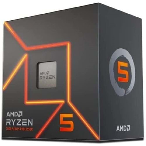 AMD Ryzen 5 7600 (6 Çekirdek) 3.8GHz ~ 5.1GHz 32mb AM5 İşlemci Box (Fan Dahil)