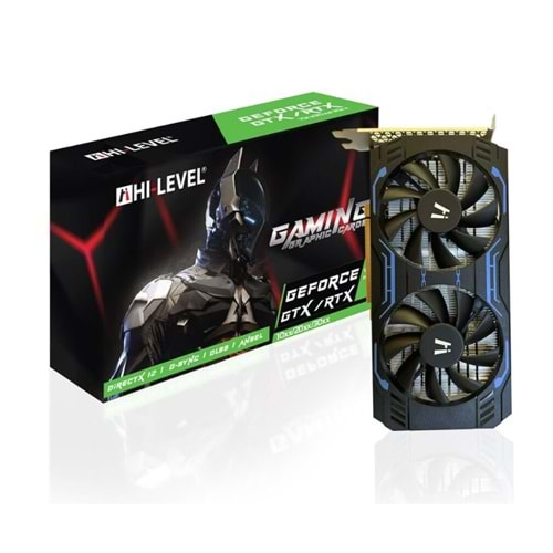 HI-LEVEL HLV1660TID66G192D GTX 1660TI 6GB Geforce GTX1660ti GDDR6 192bit HDMI DVI/DP 16x Ekran Kartı