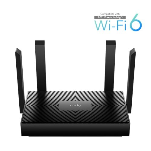 CUDY WR1500 4 Port 10/100/1000Mbps AX1500 4 Anten Masaüstü Router