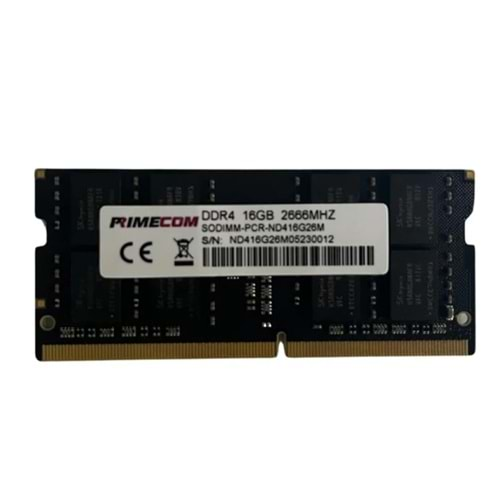 PRIMECOM PCR-ND416G26M 16GB (Tek Parça) DDR4 2666Mhz Notebook Bellek