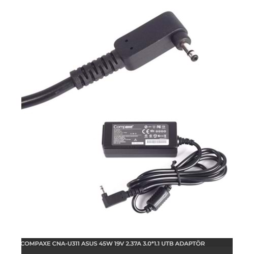 COMPAXE CNA-U311 19V 2.37A (3.0*1.1) Asus Notebook Adaptörü