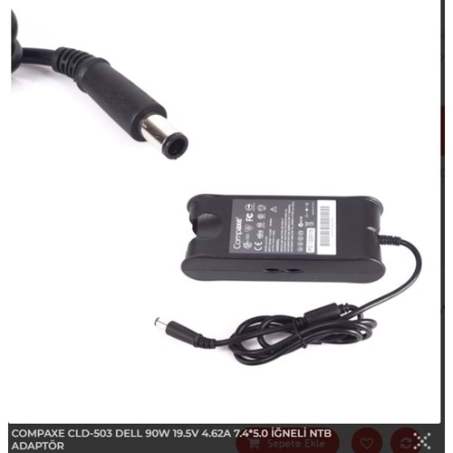 COMPAXE CLD-503 19.5V 4.62A (7.4*5.0) Dell Notebook Adaptörü