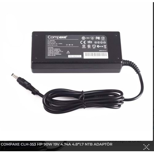 COMPAXE CLH-353 19V 4.74A (4.8*1.7) Hp Notebook Adaptörü