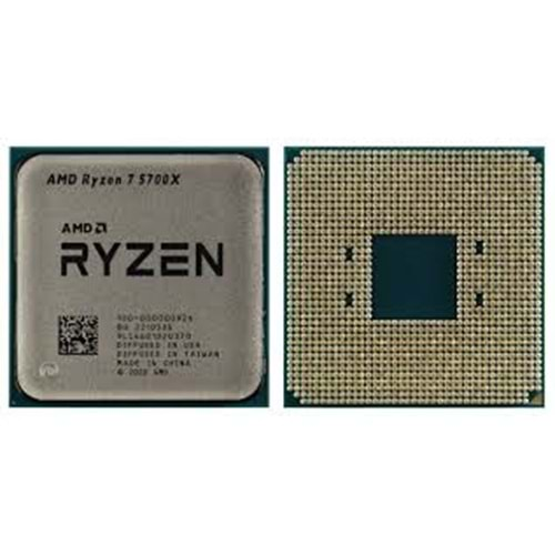 AMD Ryzen 7 5700X (8 Çekirdek) 3.8GHz ~ 4.6GHz 36mb AM4 İşlemci Tray (Fansız)