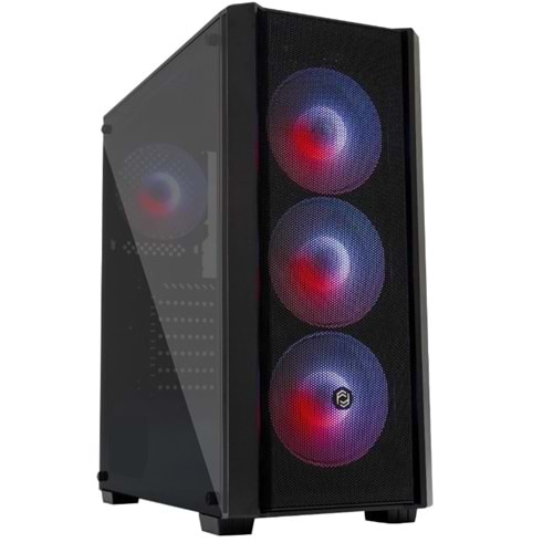 FRISBY FC-9440G 650W 80+ Siyah RGB Fan Mid Tower ATX Kasa