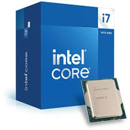 INTEL (14.Nesil) Raptor Lake i7-14700 1.5GHz ~ 5.40GHz 33MB 1700P İşlemci Tray (Fansız)