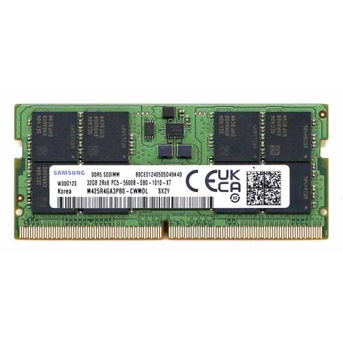 SAMSUNG SAMSO5600/32 32GB DDR5 5600MHz Notebook Bellek