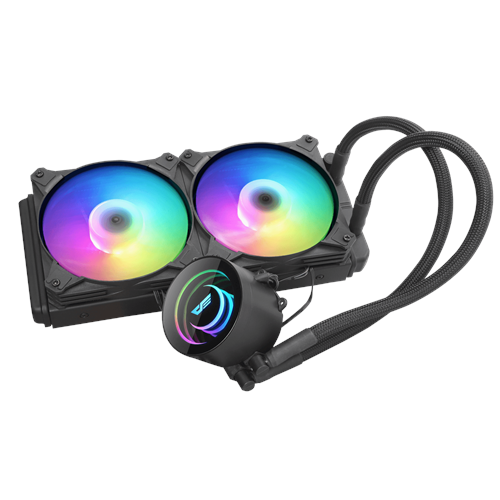 AIGO DX240 V2.6 1700/1851/1200/AM5/ 240 mm ARGB Siyah Sıvı Soğutma