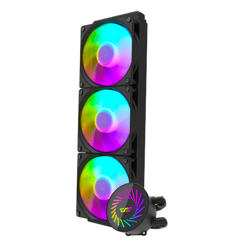 AIGO DCS360 LGA1700/AM4/AM5 360 mm ARGB Siyah Sıvı Soğutma