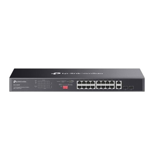 TP-LINK OMADA DS1018GMP 16 Port 10/100/1000 Yönetilemez +2 Port Gb. 2 SFP (1GB) Rack mount Switch