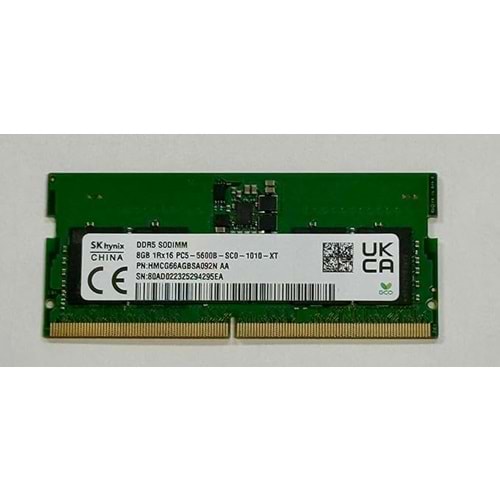 SKHYNIX HMCG66AGBSA092N 8GB DDR5 5600MHz Notebook Bellek Bulk