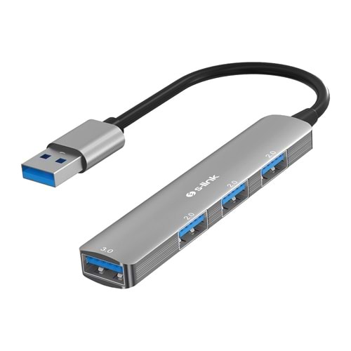 S-LINK SW-U333 4 Port 3*USB 2.0,+1*USB 3.0 USB 2.0 USB Çoklayıcı