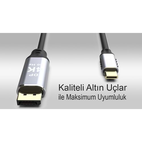 INCA ITCD-02TX 2 Mt TYPE-C TO DİSPLAYPORT Kablo