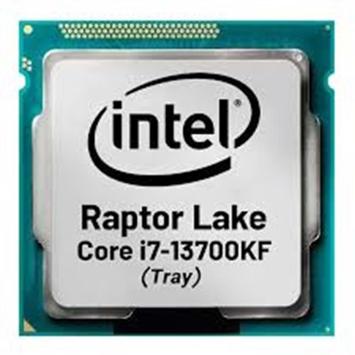 INTEL (13.Nesil) Raptor Lake i7-13700KF 2.50GHz ~ 5.40GHz 30MB 1700P İşlemci Tray (Fansız)