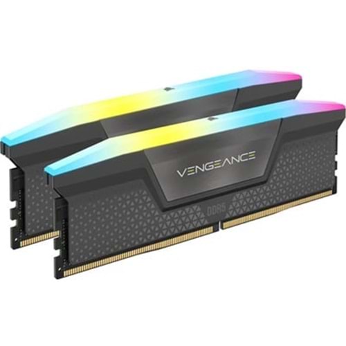 CORSAIR CMH32GX5M2B5600Z36K 32GB (2x16) DDR5 5600MHz Vengeance RGB PC Bellek