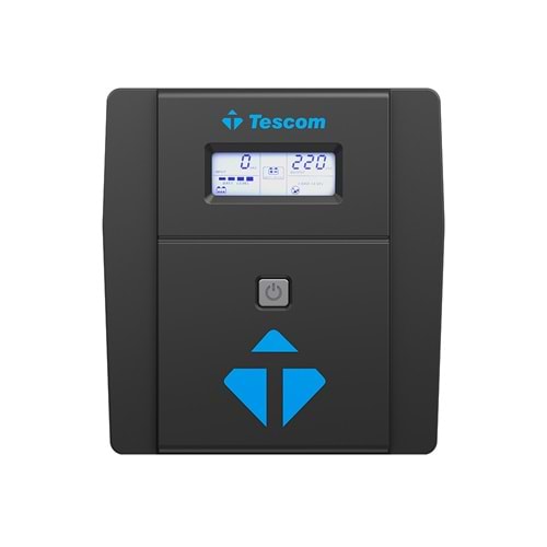 TESCOM LEO 1000VA (2x12V 7AH Akü) <<UPS Teknolojisi>> 5/10 dk UPS