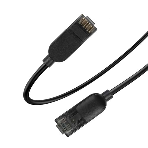 BİX C6AU05 CAT6 UTP 5 Metre Gri 10Gbps Veri Aktarım Patch Cord