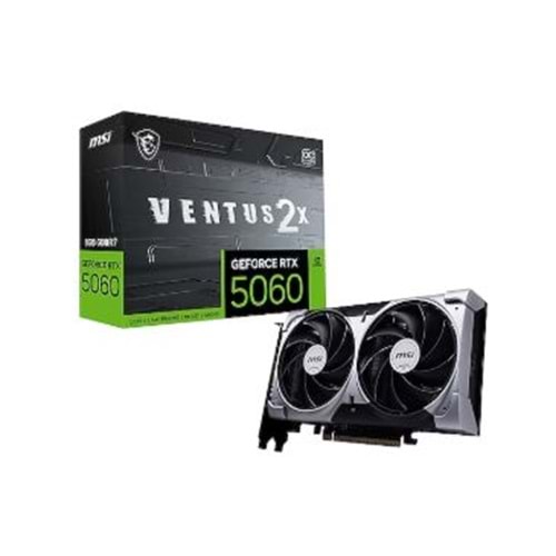MSI RTX5060 8G VENTUS 2X OC 8GB Nvidia RTX5060 GDDR7 128bit HDMI 3xDP 16x Ekran Kartı