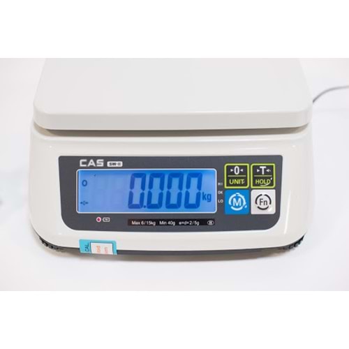 TERAZİ CAS SW-IICR (30 KG)AKULU ÇİFT GOSTERGE 