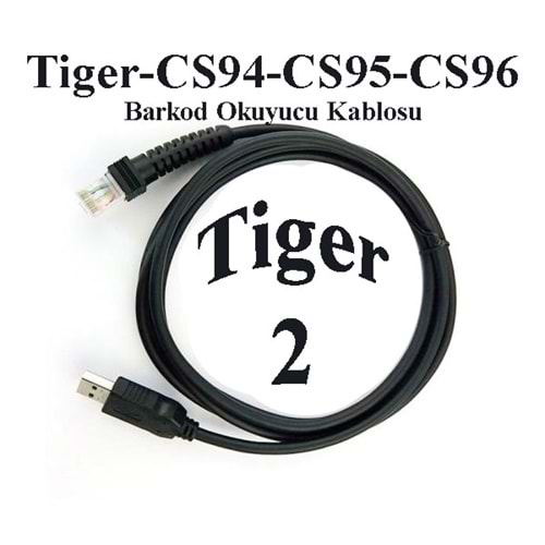 KABLO-TİGER CS94-CS95-CS96 BARKOD OKUYUCU KABLOSU 