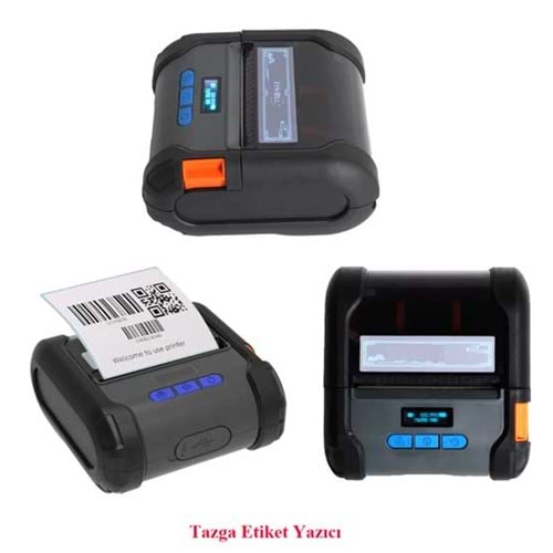 TAZGA PRN P740 MOBİL 80 MM YAZICI USB/BT / EKRANLI