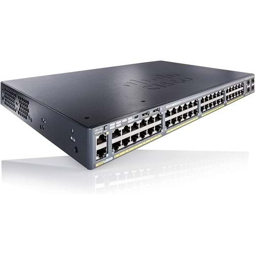 HUB-CISCO WS-C2960X-48FFPD-L 48 PORT POE GİGABİT SWITCH 740WAT 