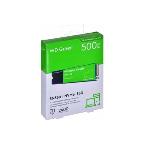 HDD_SSD-M.2 WD GREEN 500GB SN350 M.2 NVME 2400/1500MB/S GREEN WDS500G2G0C SSD