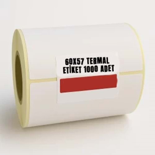 60X57 TERMAL ETİKET 1000 ADET (60X57) TERAZİ 