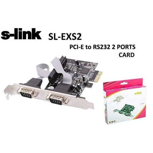 S-LINK SL-EX2S 2 adet RS-232 Port PCI Express