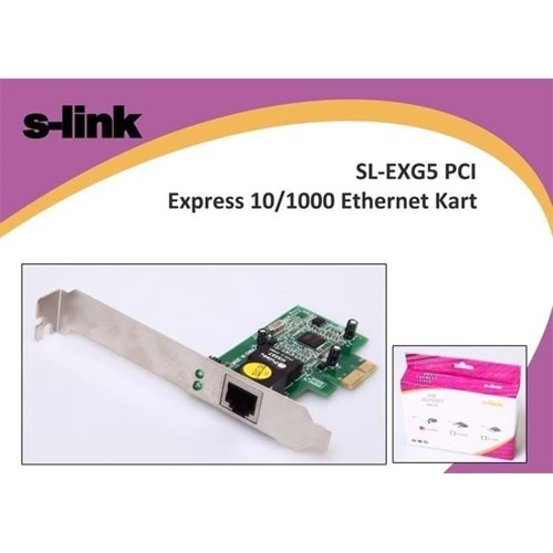 S-LINK SL-EXG5 PCI Express 10/100/1000 Ethernet