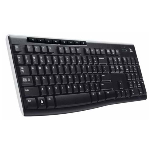 LOGITECH K270 Q Türkçe Kablosuz Multimedya Siyah Klavye