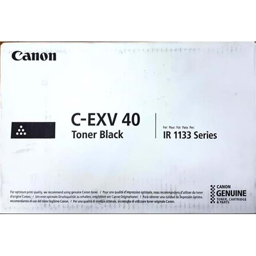 TONER - CANON C-EXV 40 ORJİNAL SİYAH TONER 3480B006(AA)