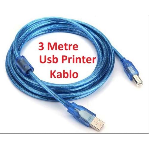 USB YAZICI KABLOSU 3 METRE