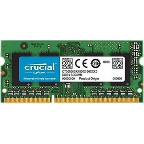 CRUCIAL 8GB 1600MHZ DDR3 CL11 1.35V NOTEBOOK RAM