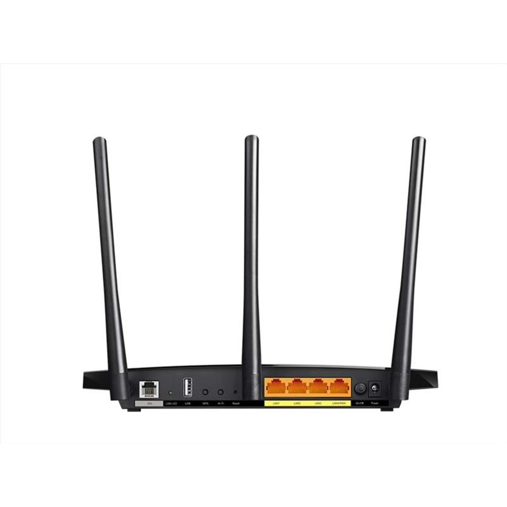 TP-LINK ARCHER VR400 1200Mbps 4 Port Kablosuz Dual Band Router VDSL2/ADSL2+ Modem 2xAnten