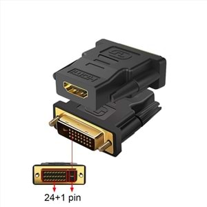 CODEGEN CDG-CNV37 DVI 24+1 Pin Erkek - HDMI Dişi Çevirici Adaptör