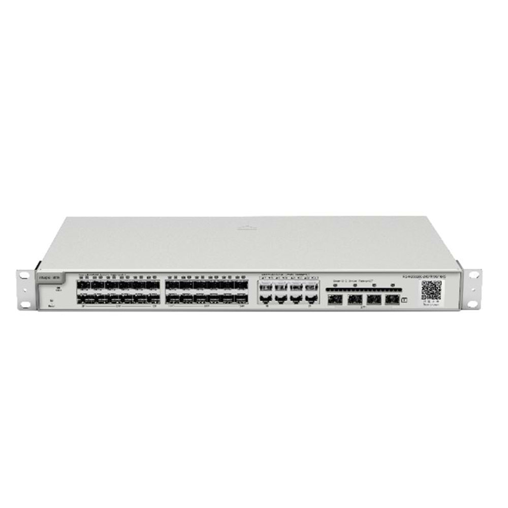 RUIJIE-REYEE RG-NBS3200-24SFP/8GT4XS 24 Port Yönetilebilir (L2) 8 Port Combo 24 Port 1Gb- 4 Port 10Gb Sfp Rack mount Swi