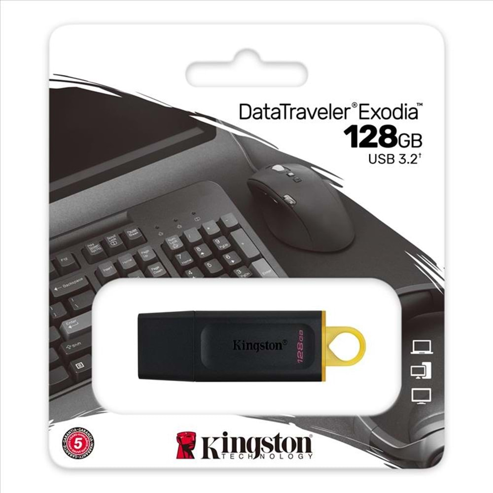 KINGSTON DTX/128GB DataTraveler Exodia 128GB USB 3.2 USB Bellek