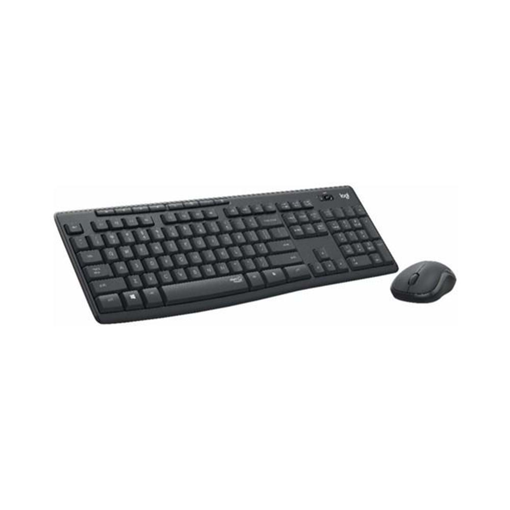 LOGITECH MK295 Q Türkçe Kablosuz Siyah Klavye+ Mouse