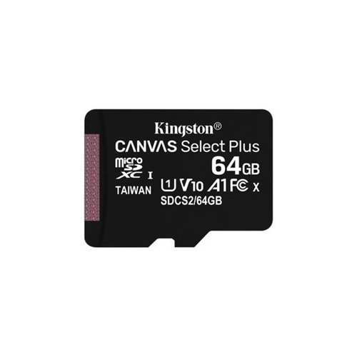 KINGSTON SDCS2/64GB Class10 64GB MicroSD Kart Bellek