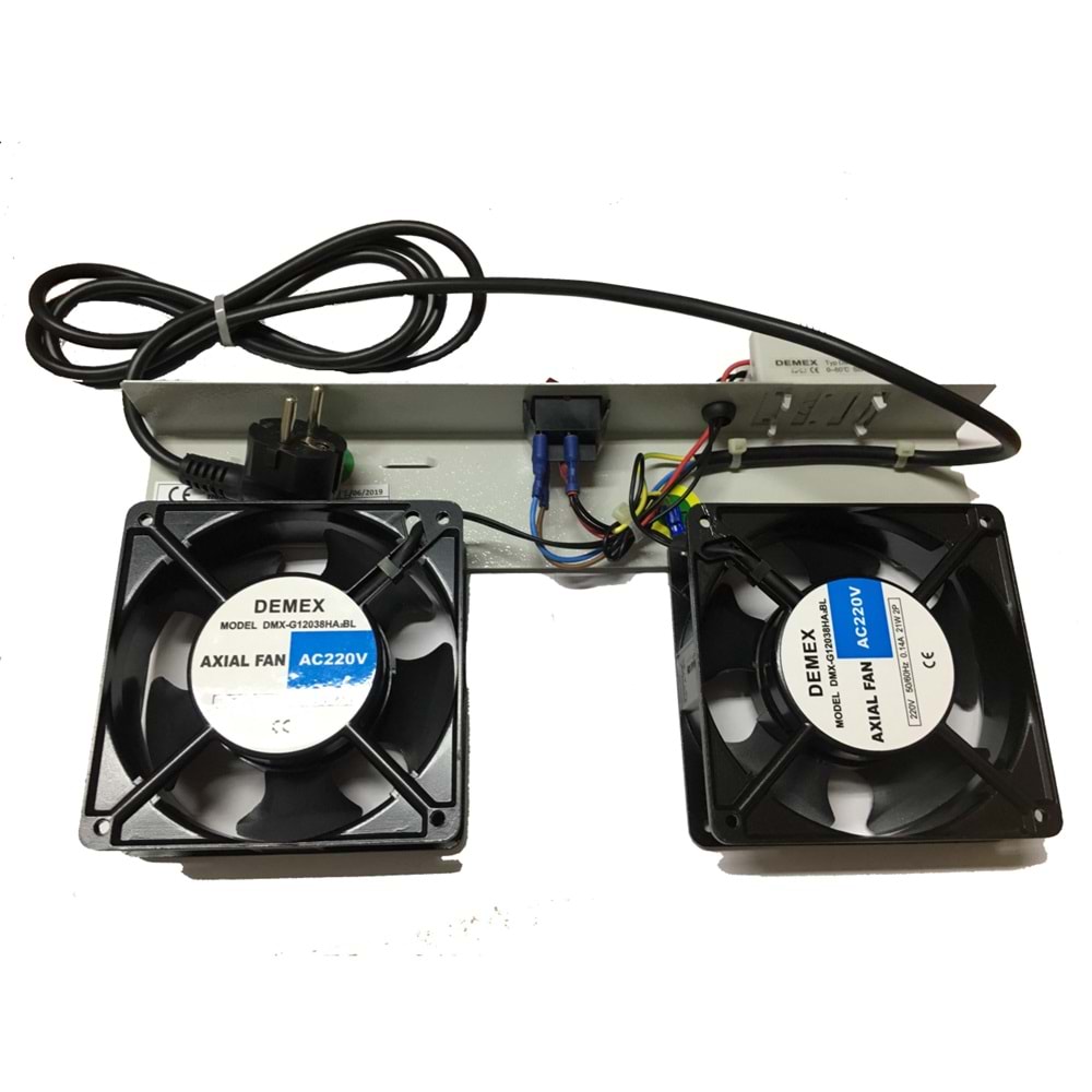 LANDE LN-FAN-BB-2FPT-B 2 li Fan PRB serisi için Duvar Tip İçin